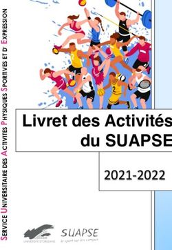 Livret des Activit&eacute;s du SUAPSE 2021-2022 - Universit&eacute; d'Orl&eacute;ans