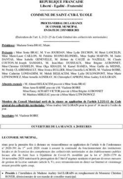 REPUBLIQUE FRANCAISE Liberté - Egalité - Fraternité - COMMUNE DE SAINT-CYR-L'ECOLE - Mairie Saint-Cyr-L'École