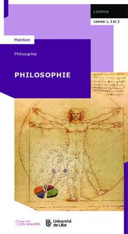 PHILOSOPHIE Licence - Universit&eacute; de Lille