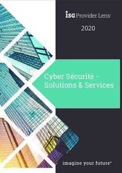 Cyber Sécurité - Solutions & Services 2020 - ISG