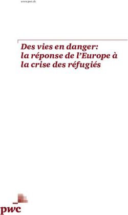 Des vies en danger: la réponse de l'Europe à la crise des réfugiés