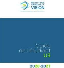 U3 Guide de l'étudiant 2020-2021 - Institut Emmanuel d'Alzon