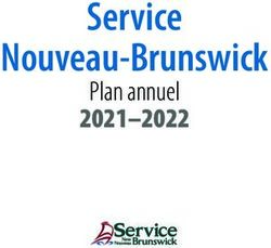Service Nouveau-Brunswick - Plan annuel 2021-2022