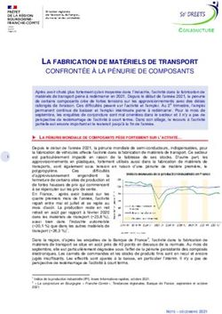 LA FABRICATION DE MAT&Eacute;RIELS DE TRANSPORT - CONFRONT&Eacute;E &Agrave; LA P&Eacute;NURIE DE COMPOSANTS