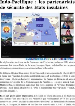 Indo-Pacifique : les partenariats de s&eacute;curit&eacute; des Etats insulaires