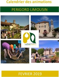 PERIGORD LIMOUSIN - FEVRIER 2019 - Calendrier des animations