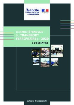 DU TRANSPORT FERROVIAIRE EN 2020 - L'ESSENTIEL - Vie ...