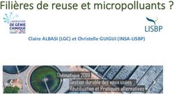 Fili&egrave;res de reuse et micropolluants ? - Claire ALBASI (LGC) et Christelle GUIGUI (INSA-LISBP) - AD'OCC