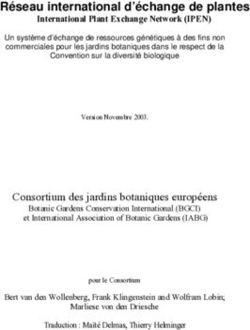 Réseau international d'échange de plantes - Botanic Gardens Conservation International