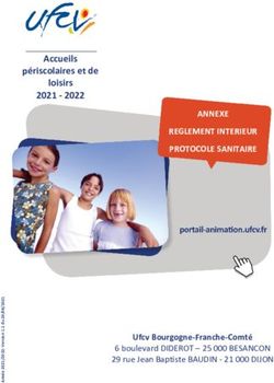 Accueils P Riscolaires Et De Loisirs Annexe Reglement Interieur Protocole Sanitaire