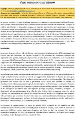 VILLES INTELLIGENTES AU VIETNAM