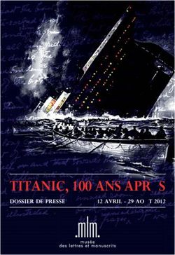 TITANIC, 100 ANS APRÈS - DOSSIERDEPRESSE 12AVRIL-29AOÛT2012