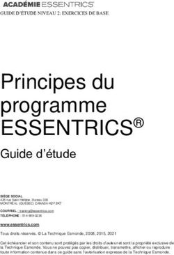 Principes du programme - ESSENTRICS Guide d'&eacute;tude
