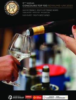 CONCOURS TOP 100 ROYAUME UNI 2020 - 8eme édition SUD DE FRANCE SOUTH OF FRANCE WINES LANGUEDOC PAYS D'OC ROUSSILLON SUD-OUEST SOUTH WEST ...