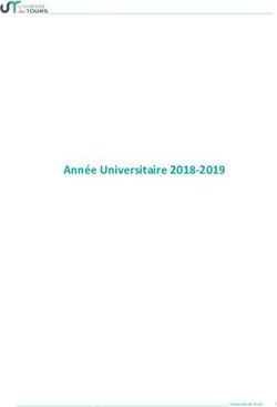 Année Universitaire 2018-2019 - Faculté Lettres & Langues