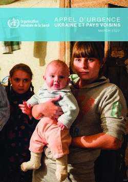 APPEL D'URGENCE UKRAINE ET PAYS VOISINS MARCH 2022 - WHO | World Health Organization