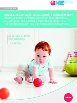 CIRCULAIRE EXPLICATIVE DE L'ARRÊTE DU 02 MAI 2019