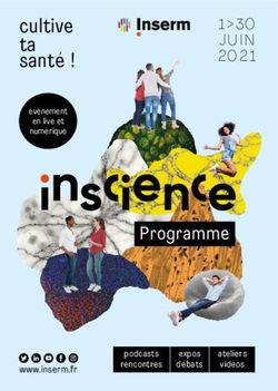 Cultive ta santé ! - Programme - Salle de presse | Inserm