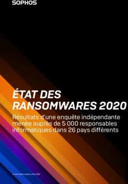 ÉTAT DES RANSOMWARES 2020 - Résultats d'une enquête indépendante menée auprès de 5 000 responsables informatiques dans 26 pays différents ...