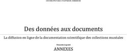 Des donn&eacute;es aux documents - ANNEXES La diffusion en ligne de la documentation scientifique des collections mus&eacute;ales - L'Observatoire critique