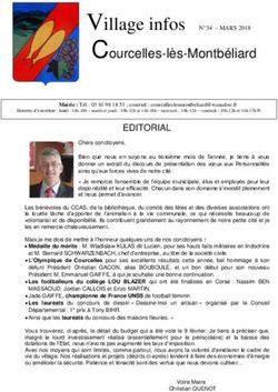 Village infos N 34 - MARS 2018 Courcelles-l&egrave;s-Montb&eacute;liard