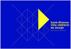 Saint-Étienne Ville UNESCO de design - RAPPORT D'ACTIVITES 2014-2017