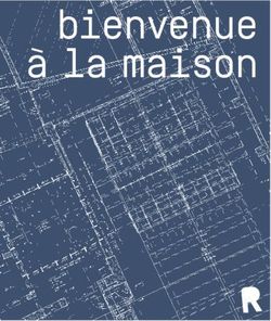 Bienvenue &agrave; la maison - Rideau de Bruxelles