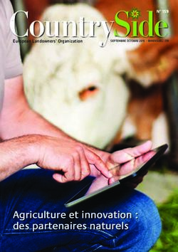 Agriculture et innovation : des partenaires naturels - N 159 - European Landowners