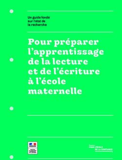 Pour préparer l'apprentissage de la lecture et de l'écriture à l'école maternelle - Un guide fondé sur l'état de la recherche