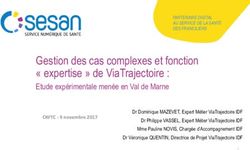 Gestion des cas complexes et fonction " expertise " de ViaTrajectoire : CRFTC