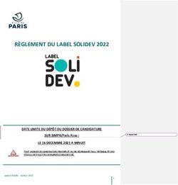 RÈGLEMENT DU LABEL SOLIDEV 2022 - Mairie de Paris