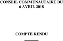 CONSEIL COMMUNAUTAIRE DU 6 AVRIL 2018 COMPTE RENDU