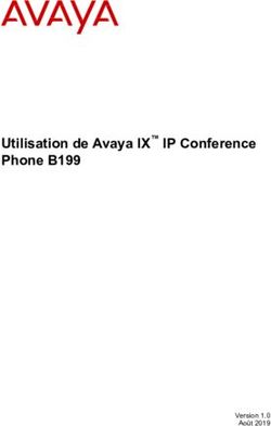 Utilisation de Avaya IX IP Conference Phone B199 - Version 1.0 Août 2019