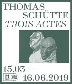 THOMAS SCHÜTTE TROIS ACTES 16.06.2019 - Monnaie de Paris
