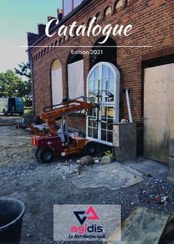 Catalogue Edition 2021 - Agidis