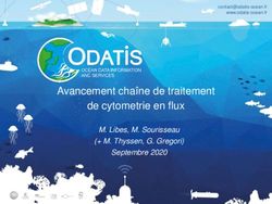 Avancement chaîne de traitement de cytometrie en flux - M. Libes, M. Sourisseau (+ M. Thyssen, G. Gregori) Septembre 2020 - Odatis