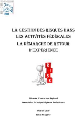 La gestion des risques dans les activités fédérales La démarche de retour d'expérience - Mémoire d'Instructeur Régional Commission Technique ...
