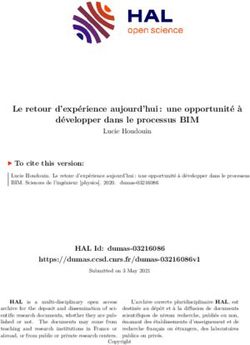 Le retour d'exp&eacute;rience aujourd'hui : une opportunit&eacute; &agrave; d&eacute;velopper dans le processus BIM - DUMAS