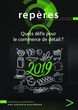Quels d&eacute;fis pour le commerce de d&eacute;tail ? - P. 5 Entreprises neuch&acirc;teloises, CNCI