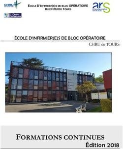 Édition 2018 - ÉCOLE D'INFIRMIER(E)S DE BLOC OPÉRATOIRE - FORMATIONS CONTINUES - CHU de Tours