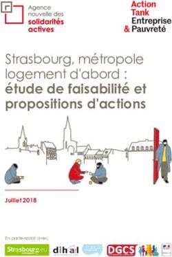 Strasbourg, métropole logement d'abord : étude de faisabilité et propositions d'actions - Agence Nouvelle ...