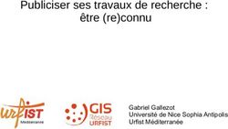 Publiciser ses travaux de recherche : &ecirc;tre (re)connu - Gabriel Gallezot Universit&eacute; de Nice Sophia Antipolis Urfist M&eacute;diterran&eacute;e