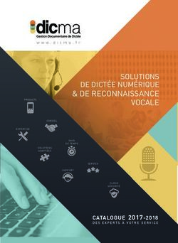 SOLUTIONS DE DICTÉE NUMÉRIQUE & DE RECONNAISSANCE VOCALE - CATALOGUE 2017-2018 DES EXPERTS À VOTRE SERVICE