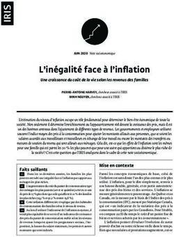 L'inégalité face à l'inflation - Institut de recherche et d ...