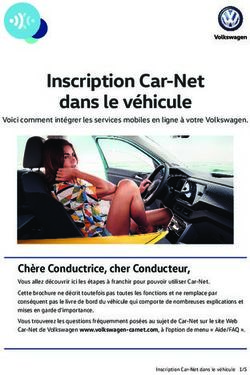 Inscription Car-Net dans le véhicule - Volkswagen Car-Net