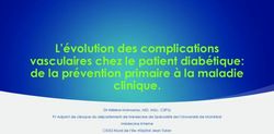 L'évolution des complications vasculaires chez le patient diabétique: de la prévention primaire à la maladie clinique - SSVQ