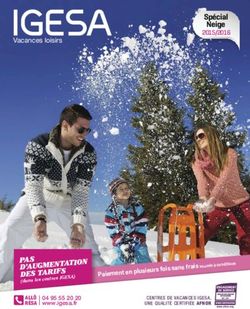 Spécial Neige 2015/2016 - D'AUGMENTATION DES TARIFS - IGESA