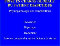 PRISE EN CHARGE GLOBALE DU PATIENT DIABETIQUE - Physiopathologie des complications Pr&eacute;vention D&eacute;pistage Traitement Prise en compte des autres ...