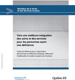 Vers une meilleure intégration des soins et des services pour les personnes ayant une déficience