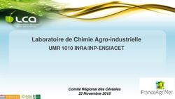 Laboratoire de Chimie Agro-industrielle - UMR 1010 INRA/INP-ENSIACET Comit&eacute; R&eacute;gional des C&eacute;r&eacute;ales